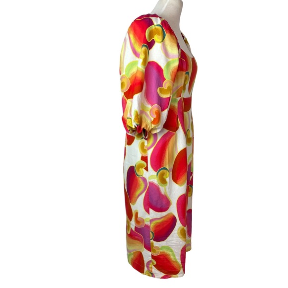 FARM Rio Colorful Abstract Midi Dress - Picture 9 of 16